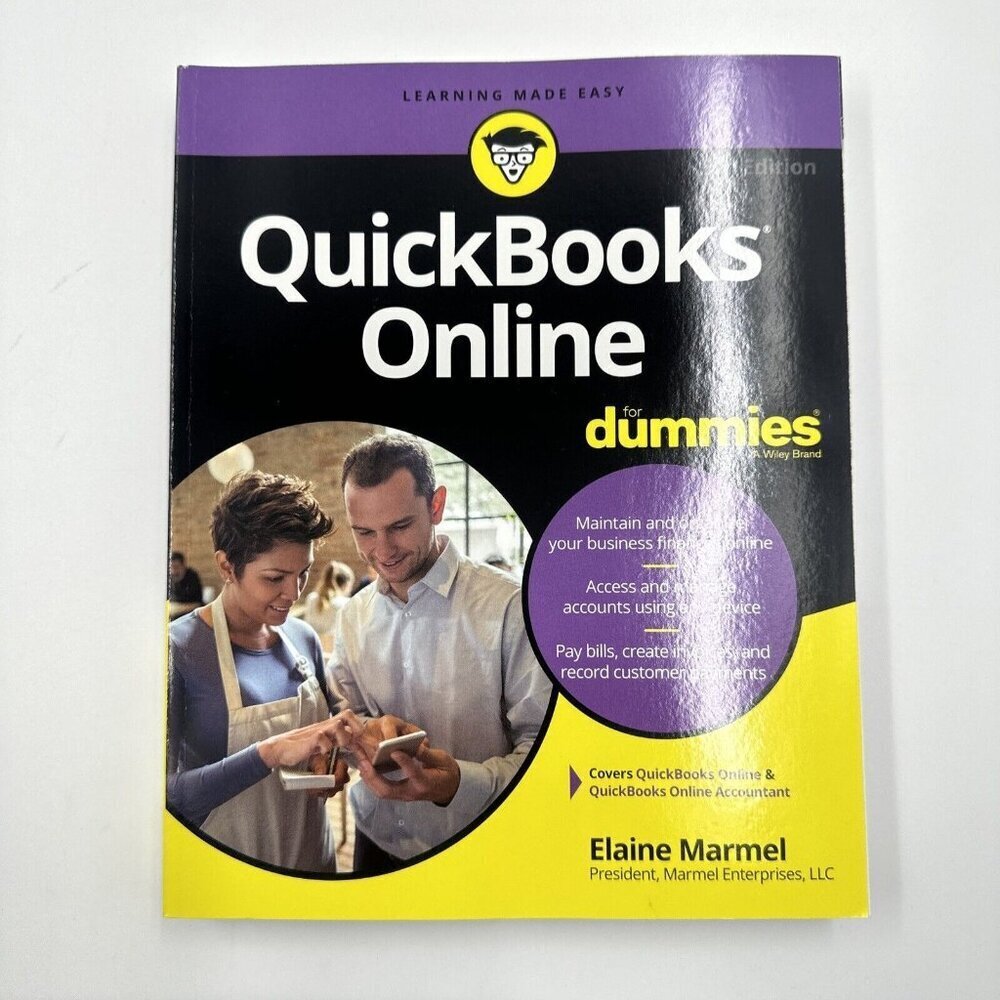 QuickBooks Online for Dummies 5th Edition Paperback Elaine Marmel 0062280732 NEW